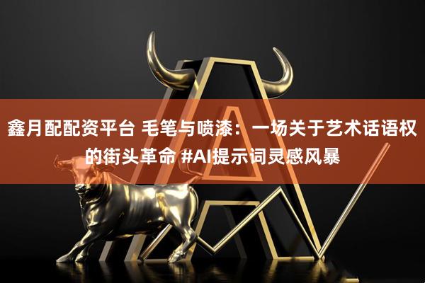 鑫月配配资平台 毛笔与喷漆：一场关于艺术话语权的街头革命 #AI提示词灵感风暴